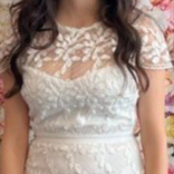 JustMe White Lace Midi Dress - Picture 4 of 14